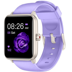 TYKOIT smart watch front face with bright display for quick data checks.