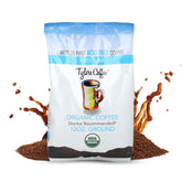 Tyler’s Coffee ground full flavor with rich aroma for a bold morning.