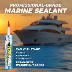 TYLOVE marine sealant on boat deck during sealing project