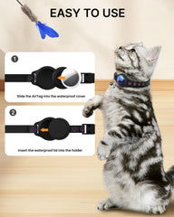 Typecase cat collar with bell enhances alertness during adventures.