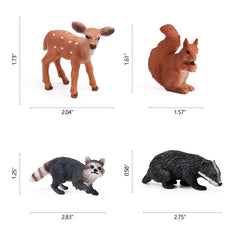 UANDME newborn piglet figurine ideal for cake toppers and whimsical woodland scenes.