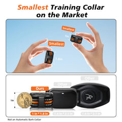 UbaNinva lightweight remote training collar enables comfortable training sessions on walks