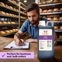 Restaurant-size Ube Butterfly packaging for professional kitchens