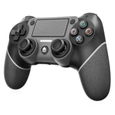 Ubsvaky PS4 controller front view with ergonomic grip for comfort.
