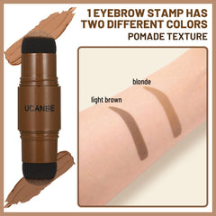 UCANBE finishing powder to set color with a matte, lasting finish.