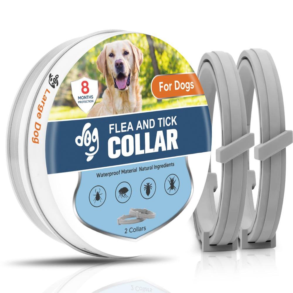 UDyoude flea collar for large dogs worn on the neck, comfort and protection.