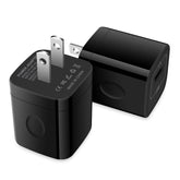 Uenlio USB charger block 2-pack front view, compact travel companion for everyday charging.
