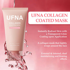 UFNA film-forming mask sets in 15 minutes on skin