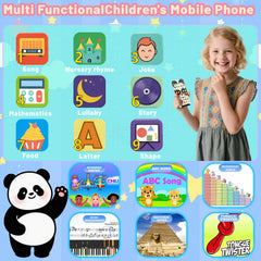 Uibyt kids-phone durable closeup emphasizes chew-safe materials and rounded edges