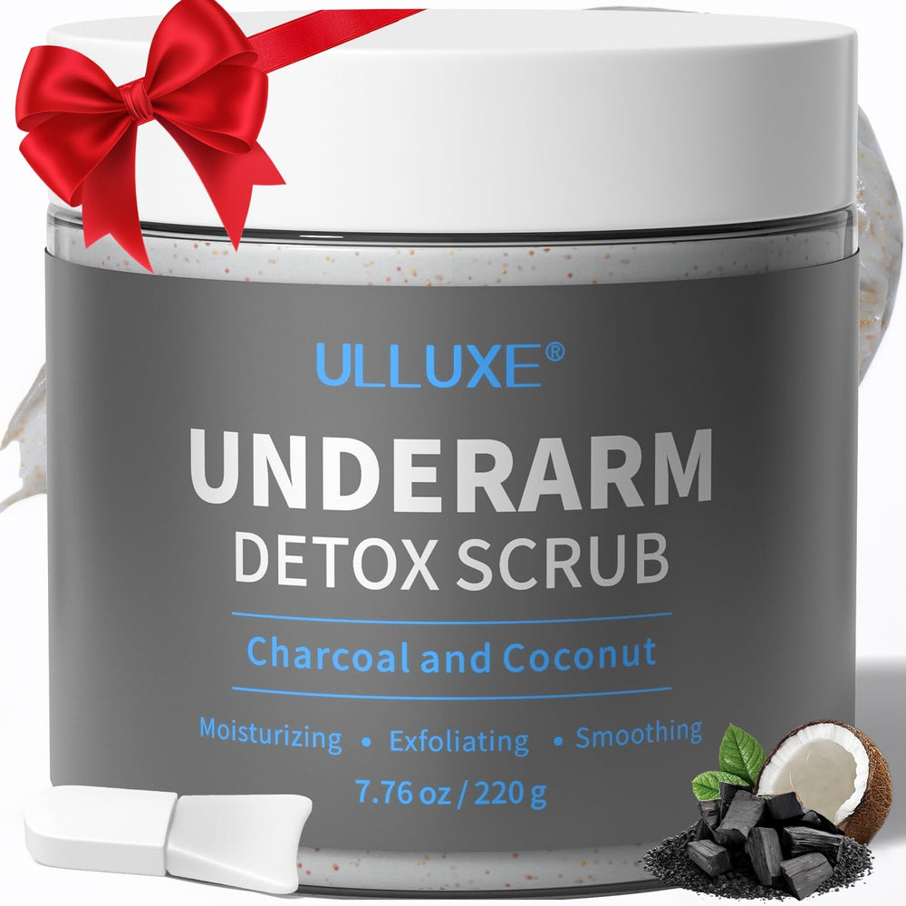ulluxe charcoal underarm detox scrub bottle pour for fresh underarm care