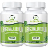 Ulmubra Liposomal Luteolin 500mg bottle front view for easy identification and daily use