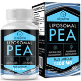 Ulmubra liposomal pea capsules for enhanced absorption in everyday use.