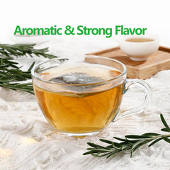 ULTHMOK rosemary tea bags in hand, ready for a comforting cup any time.