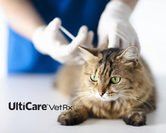 UltiCare VetRx 100-count box provides ready supply for consistent administration.