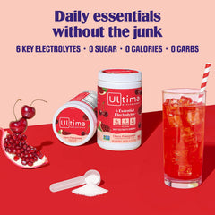 Ultima Replenisher canister side view highlighting compact home hydration solution.