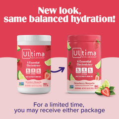 Glass with ice and straw featuring Ultima Replenisher hydration