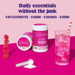 Ultima Replenisher scoop measuring a precise electrolyte dose