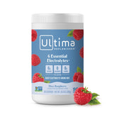 Ultima Replenisher daily electrolyte powder tub ready for convenient hydration anytime.