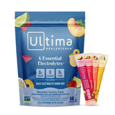 Ultima Replenisher Mocktini Strawberry Margarita pour over ice, refreshing hydration.