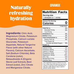 Close-up of orange drink by Ultima Replenisher for refreshing hydration.