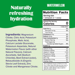 Ultima Replenisher watermelon hydration shown in a cold glass.