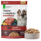 ULTIMATE PET NUTRITION Nutra Complete beef-1lb-bag delivers premium freeze-dried protein for dogs