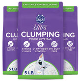 ULTRA packaging shows a lightweight 5 lb bag for easy refills