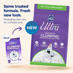 ULTRA litter pour bag close-up highlights a dust-free setup