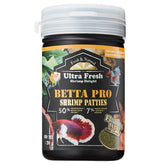 Ultra Fresh Betta food packaging showing premium ingredients for picky eaters