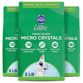 ULTRA Ultra Fresh crystals in dust-free packaging for a cleaner room.
