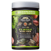 Ultra Fresh Turtle Nutri Stick sword-prawn flavor enhances palatability for picky turtles.