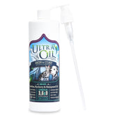 Ultra Oil Skin & Coat Supplement bottle showing packaging for healthy skin and coat support