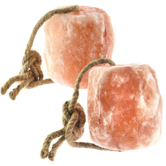 UMAID Himalayan salt lick rope for horses provides minerals and enrichment