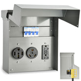 Umaogus rv power panel close-up with durable 4-inch closure