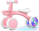 Umatoll Colorful Lighting rear wheel glows to delight babies during play.