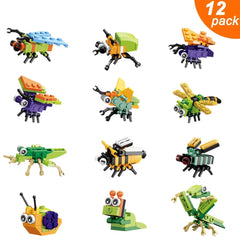 UMEELR twelve mini insect toys inside eggs encourage imaginative building