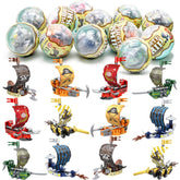 UMEELR pirate ship Easter egg assembly showing hands-on building fun and problem-solving