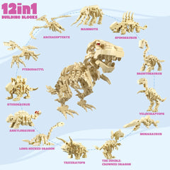UMEELR pre-filled eggs with tiny dino pieces for hands-on building