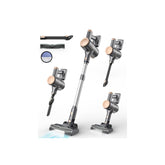 UML0 N8 cordless vacuum peach front view showing compact size for easy storage