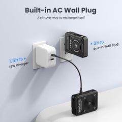 ummz magsafe charger for iPhone with magnetic alignment and wired power.