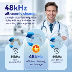 UMPOPO ultrasonic cleaner 200ml basin for single-item cleaning.