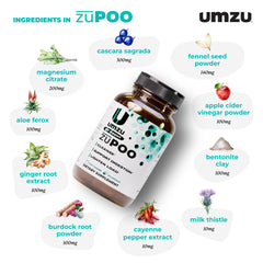 UMZU zuPOO ginger and fennel blend visualization for digestive comfort