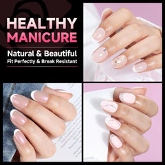 UNA GELLA crease-free nail tips deliver seamless extensions with lasting brightness