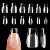 UNA GELLA short coffin nail tips 120pcs package for DIY extensions