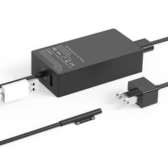 UNAWUDOH 65W Surface charger, front view, powerful charging for Surface devices