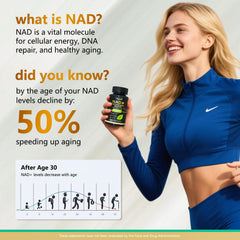 UNcena NAD label detail showing 1500mg dosage and ingredients
