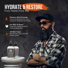 Uncle Jimmy conditioner helps relieve scalp itching and flaking.
