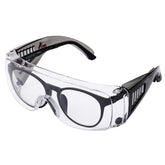 UNCO safety goggles over glasses secure fit for all-day comfort