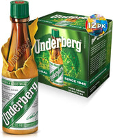 Underberg pack of 12 bottles with 20 ml portions for convenient dining and sharing