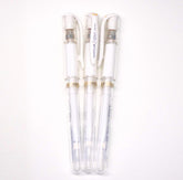 Uni-Ball UM-153 Signo broad white-barrel pen set of 3 for bold writing